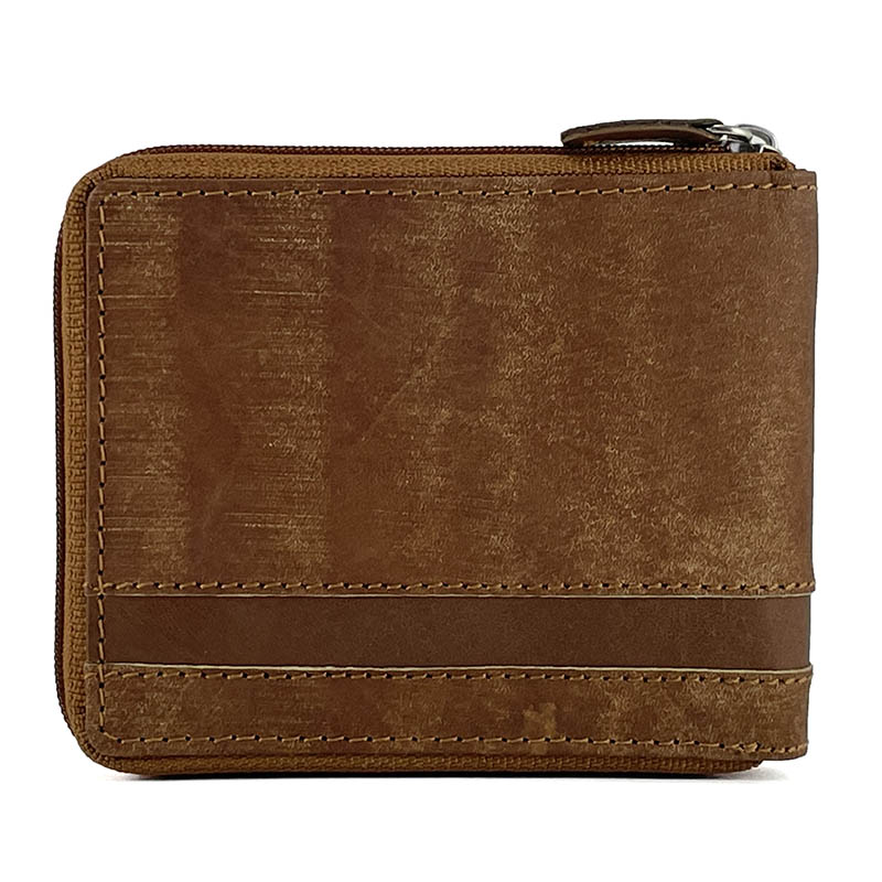 Imagen de Cartera piel clara con cierre de cremallera Colección Harlem