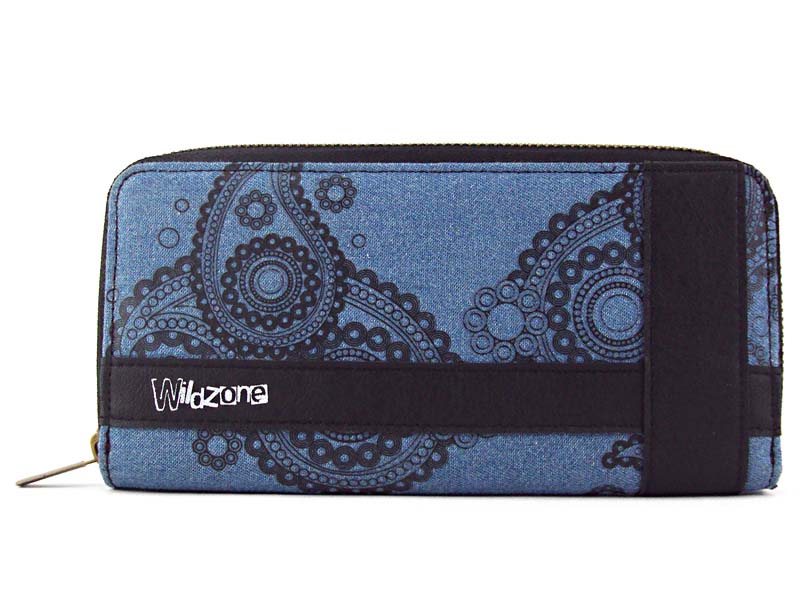 Imagen billetero monedero grande vaquero WILDZONE Colección Damasco