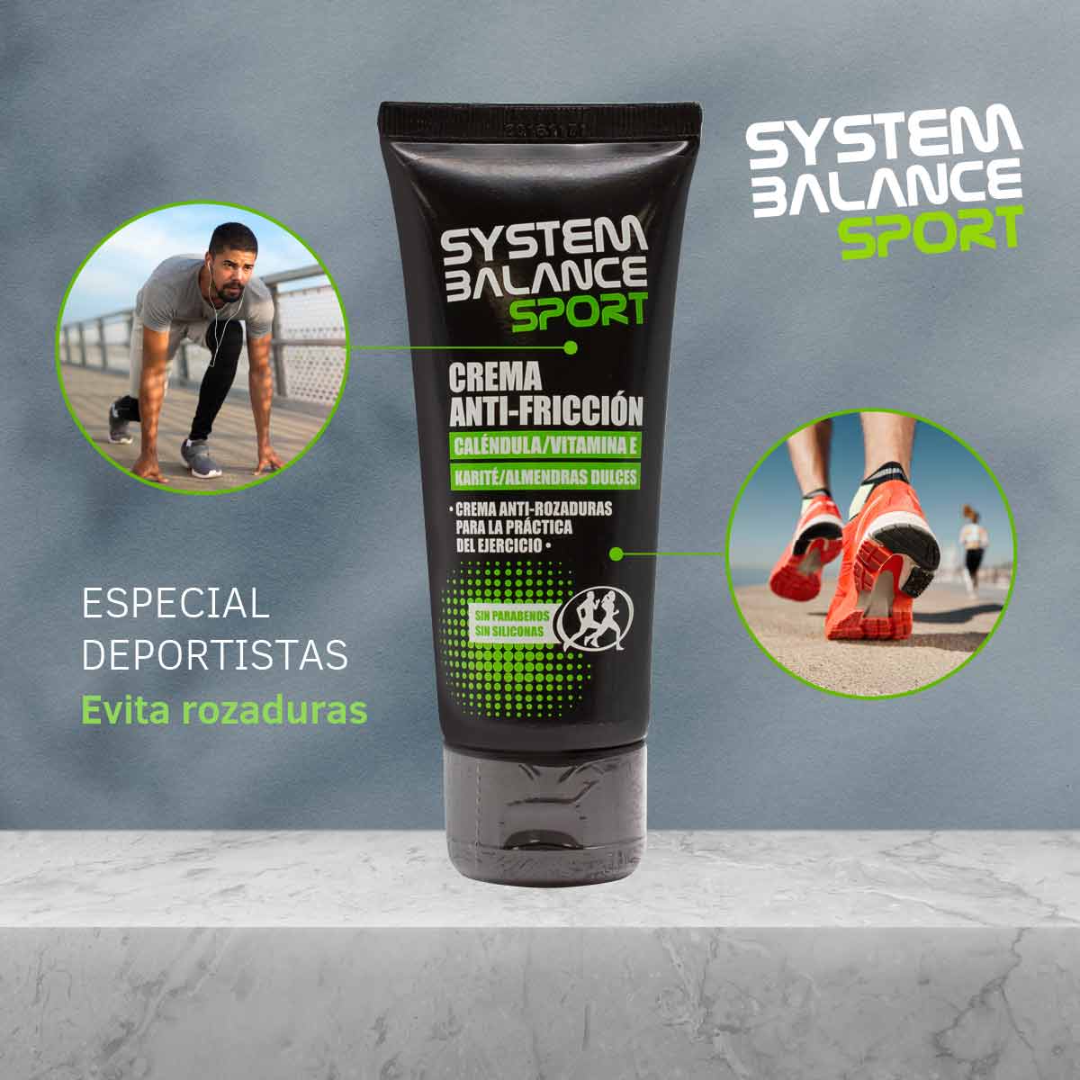 Crema Anti-Fricción 100ml System Balance Sport