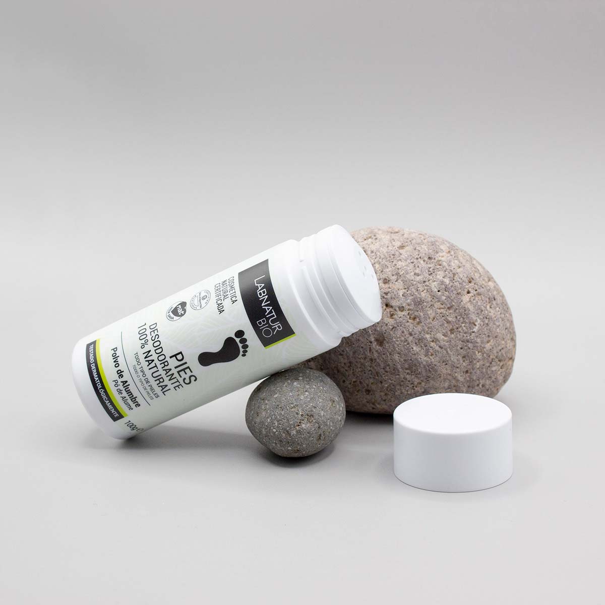 Desodorante Natural Alumbre Polvo Pies 100gr Labnatur Bio